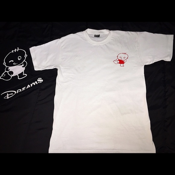 Filthy Dreams crew neck T-shirt (white) - Picture 1 of 2